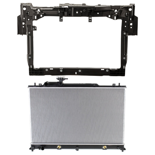2-Piece Kit Radiator, 2.3L, 4Cyl, Includes (1) Radiator Support and (1) Radiator