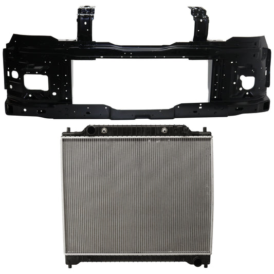 2-Piece Kit Radiator, 8 Cyl 5.4L, includes (1) Radiator and (1) Radiator Support