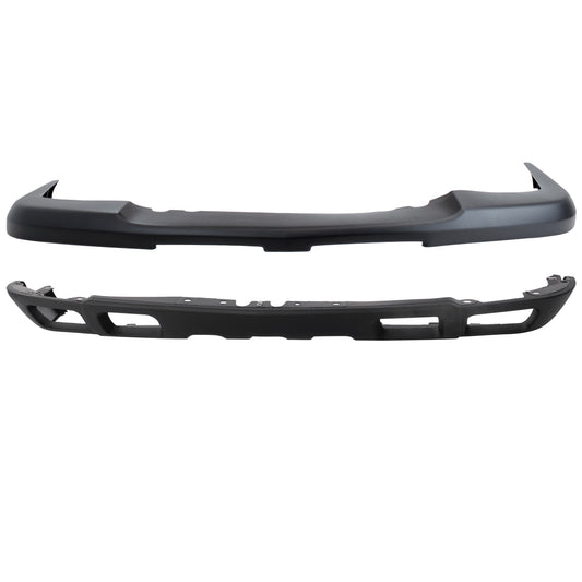2-Piece Kit Front Valance, Includes (1) Bumper Cover and (1) Valance