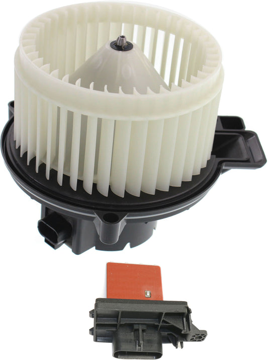 2-Piece Kit Blower Motor Includes (1) Blower Motor and (1) Blower Motor Resistor