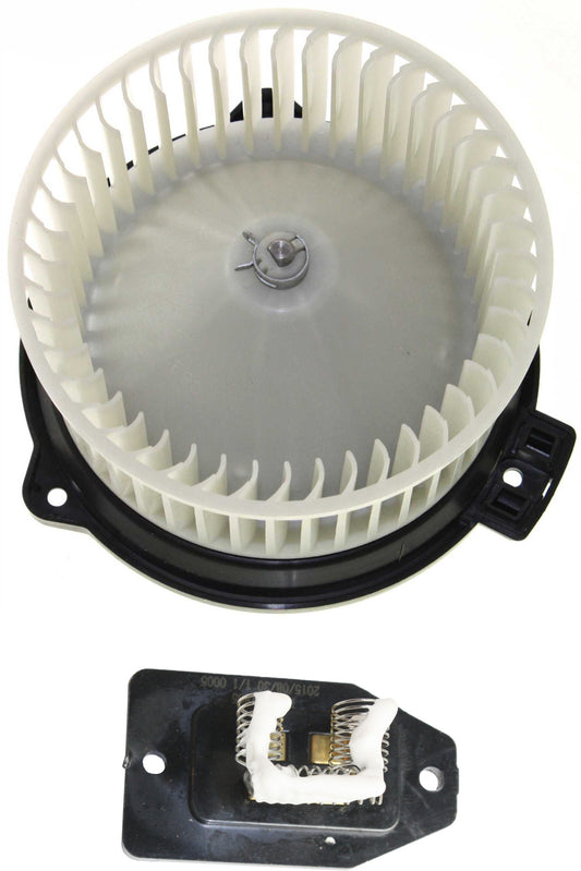 2-Piece Kit Blower Motor Includes (1) Blower Motor and (1) Blower Motor Resistor