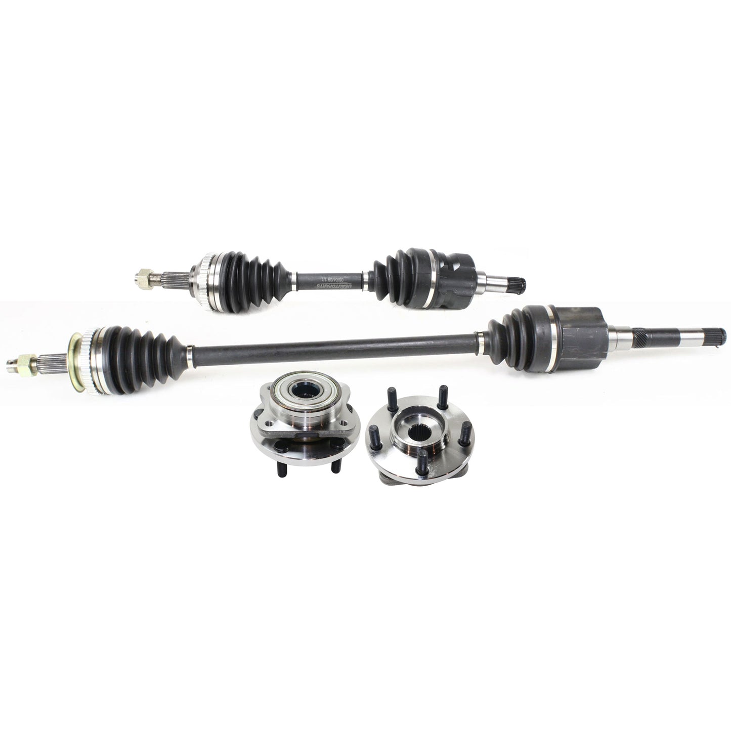 4-Piece Kit Suspension Kit, Includes (2) Axle Assembly and (2) Wheel Hub