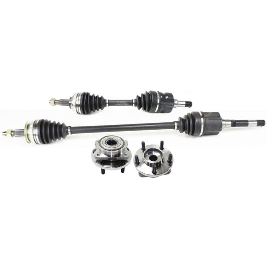 4-Piece Kit Suspension Kit, Includes (2) Axle Assembly and (2) Wheel Hub