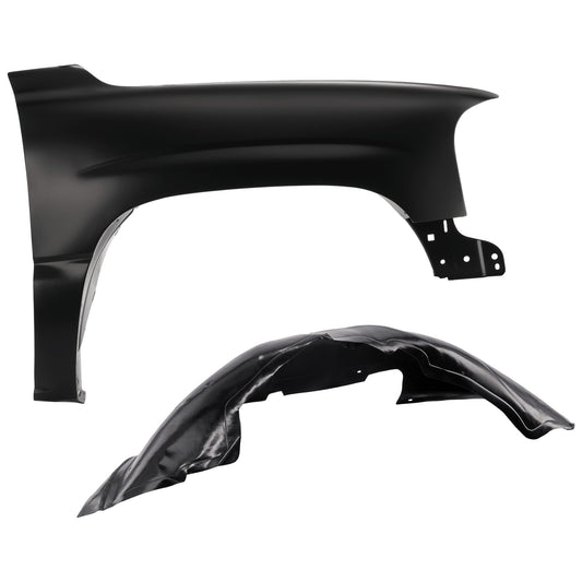 2-Piece Kit Front, Passenger Side Fender, Canada or USA Built Vehicle, CAPA Certified, Includes (1) Fender and (1) Fender Liner