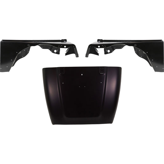 3-Piece Kit Hood, Includes (2) Fender and (1) Hood