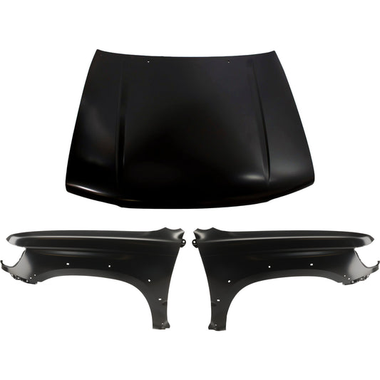 3-Piece Kit Hood, Includes (2) Fender and (1) Hood