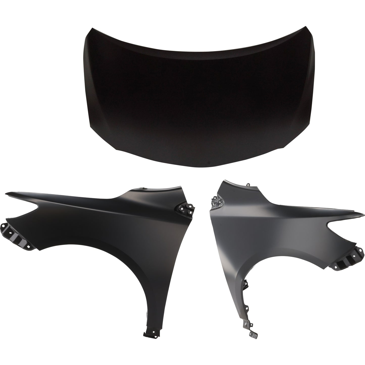 3-Piece Kit Hood, Includes (2) Fender and (1) Hood