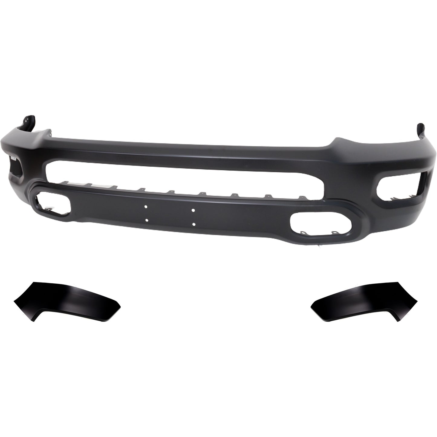 3-Piece Kit Front Bumper Primed, (2) Bumper End and (1) Bumper
