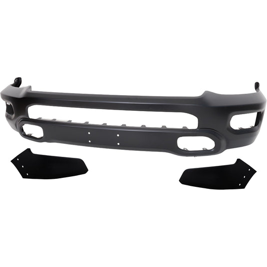 3-Piece Kit Front Bumper Primed, (2) Bumper End and (1) Bumper