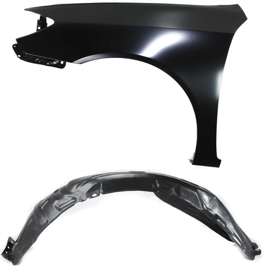 2-Piece Kit, Front, Driver Side Fender, Includes (1) Fender and (1) Fender Liner