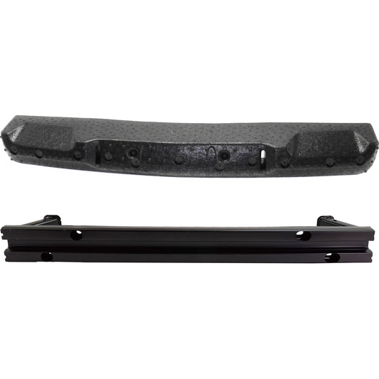 2-Piece Kit Front Bumper Reinforcement, Steel Includes (1) Bumper Absorber and (1) Bumper Reinforcement