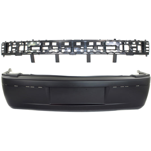 2-Piece Kit Rear Bumper Absorber Includes (1) Bumper Absorber and (1) Bumper Cover