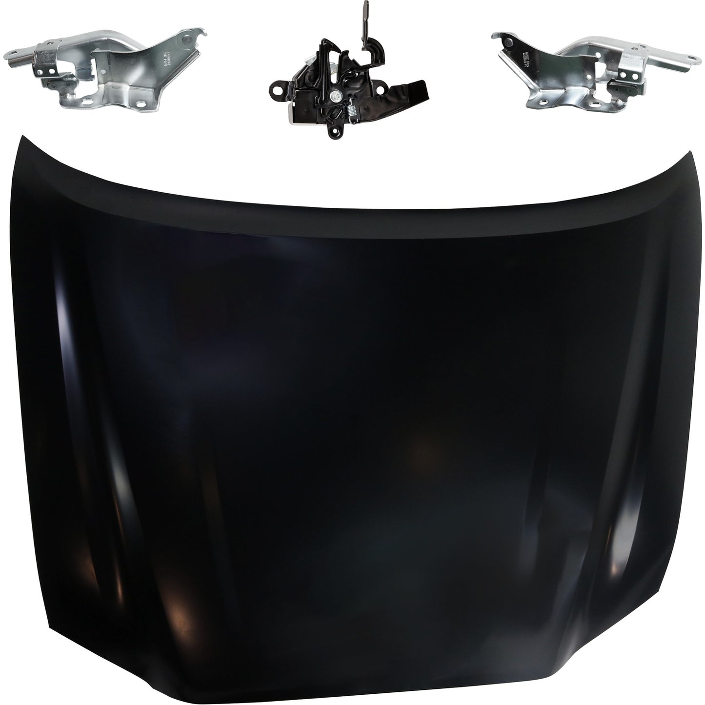 4-Piece Kit Factory Style Hood Steel Primed Includes (2) Hood Hinge, (1) Hood and (1) Hood Latch