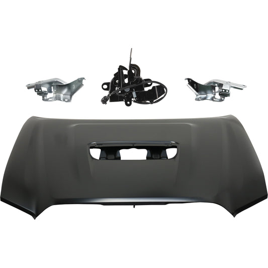 4-Piece Kit Factory Style Hood Steel Primed Includes (2) Hood Hinge, (1) Hood and (1) Hood Lock