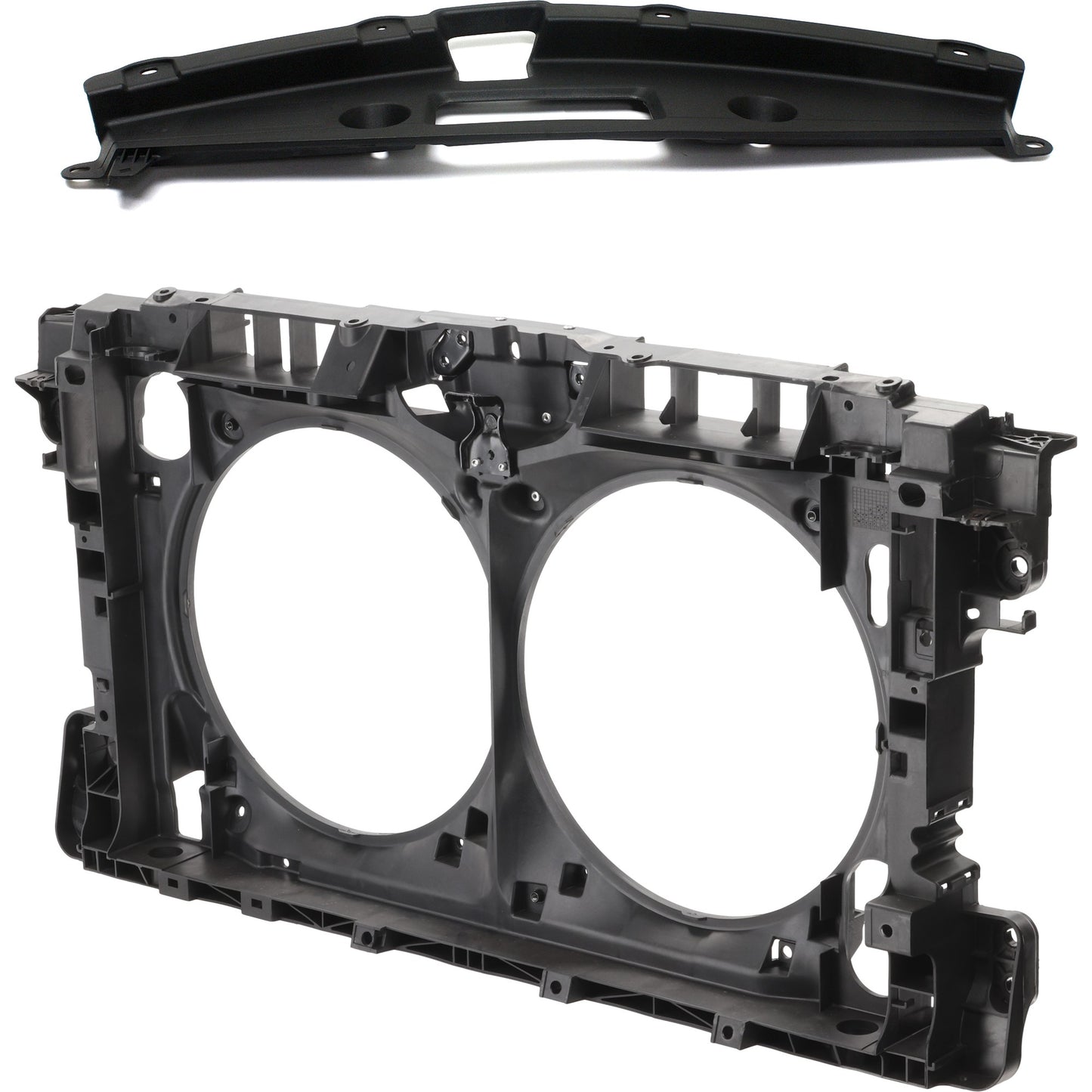 2-Piece Kit Radiator Support Assembly, 3.5L, 6Cyl Includes (1) Radiator Support and (1) Radiator Support Cover