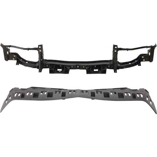 2-Piece Kit Radiator Support Upper Tie Bar Includes (1) Radiator Support and (1) Radiator Support Cover