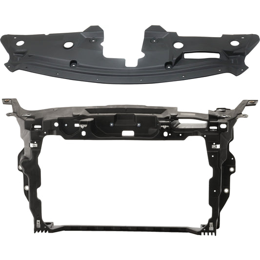2-Piece Kit Radiator Support Assembly Includes (1) Radiator Support and (1) Radiator Support Cover