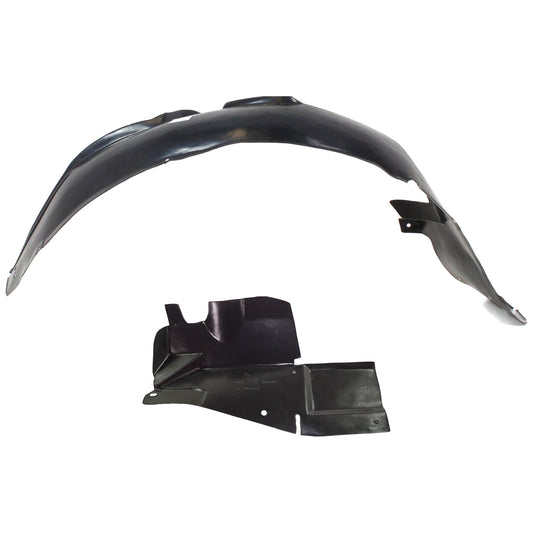 2-Piece Kit, Driver and Passenger Side Fender Liner, Includes (1) Engine Splash Shield and (1) Fender Liner