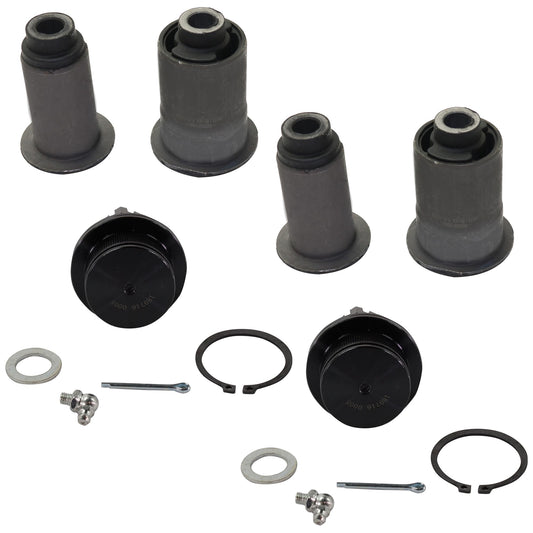 4-Piece Kit Front Lower Control Arm Bushings, Includes (2) Ball Joint and (2) Control Arm Bushing