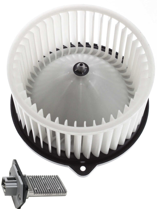 2-Piece Kit Blower Motor Includes (1) Blower Motor and (1) Blower Motor Resistor
