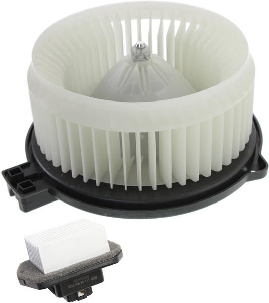 2-Piece Kit Blower Motor Includes (1) Blower Motor and (1) Blower Motor Resistor