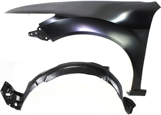 2-Piece Kit, Front, Driver Side Fender, Includes (1) Fender and (1) Fender Liner