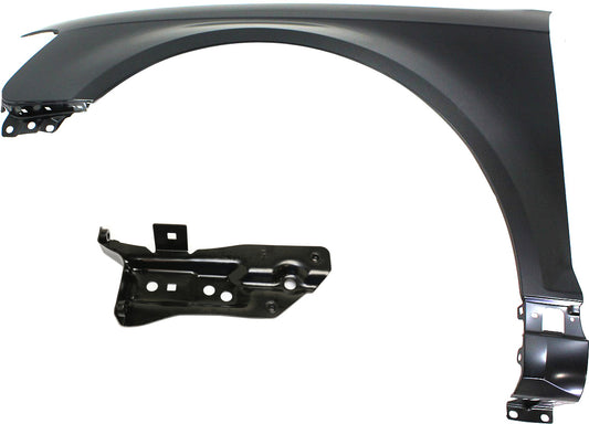 2-Piece Kit, Front, Driver Side Fender, For Models Without Side Marker Light, Includes (1) Fender and (1) Fender Support