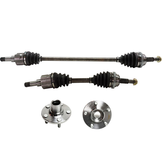 4-Piece Kit Front, Driver and Passenger Side Suspension Kit, Includes (2) Axle Assembly and (2) Wheel Hub