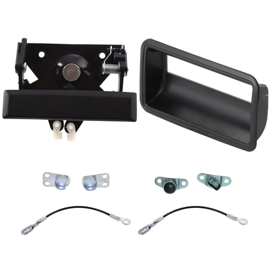 6-Piece Kit Driver and Passenger Side Tailgate Hinge, Includes (2) Tailgate Hinge, (2) Tailgate Handle and (2) Tailgate Cable