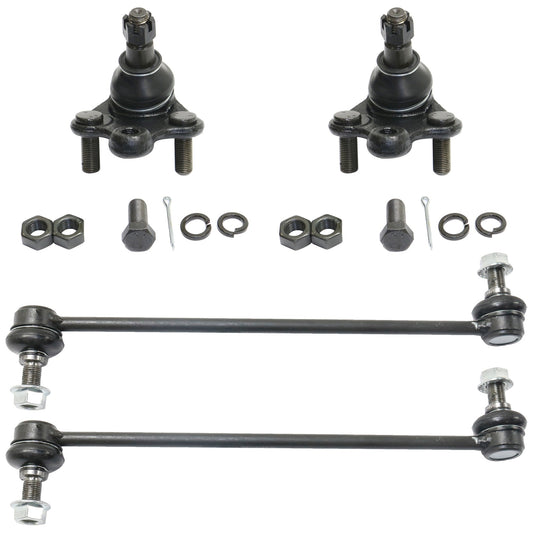 4-Piece Kit Front Suspension Kit, Includes (2) Ball Joint and (2) Sway Bar Link