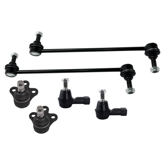 6-Piece Kit Front Suspension Kit, Includes (2) Ball Joint, (2) Tie Rod End and (2) Wheel Hub