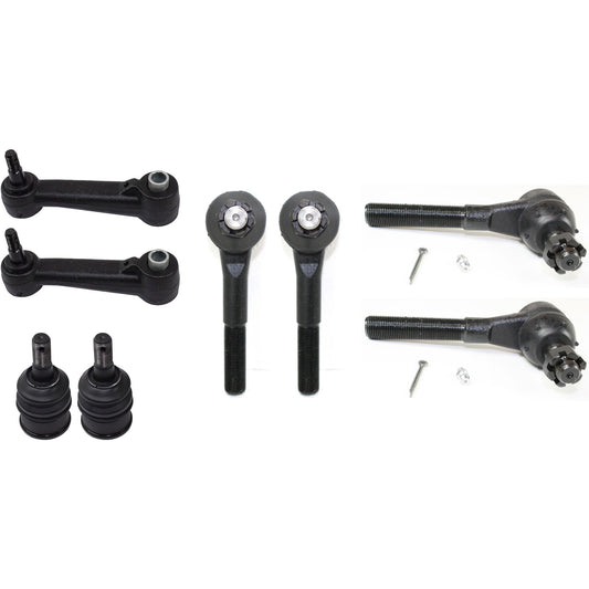 8-Piece Kit Idler Arm, Includes (2) Ball Joint, (2) Idler Arm, and (4) Tie Rod End