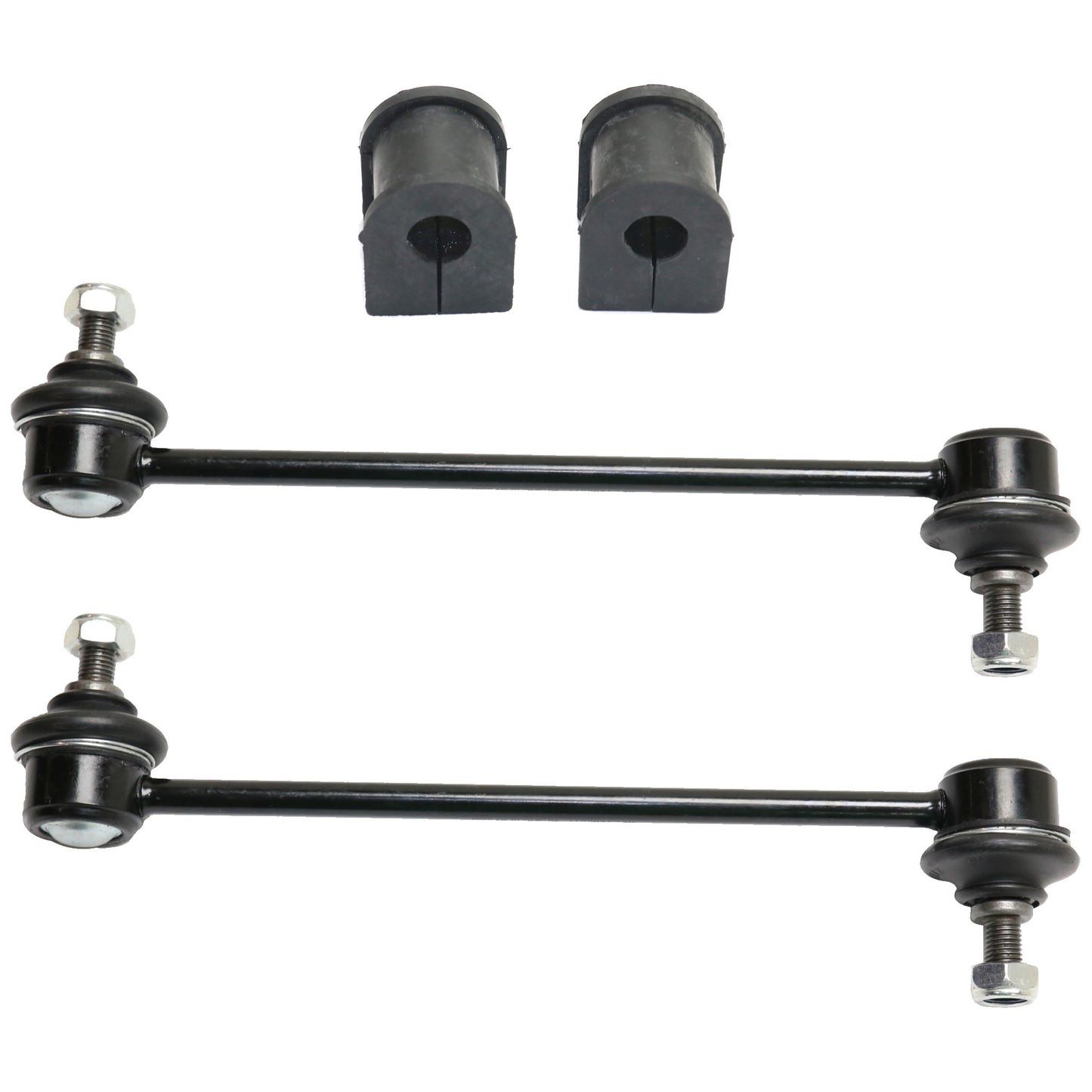 3-Piece Kit Rear Suspension Kit, Includes (1) Sway Bar Bushing and (2) Sway Bar Link