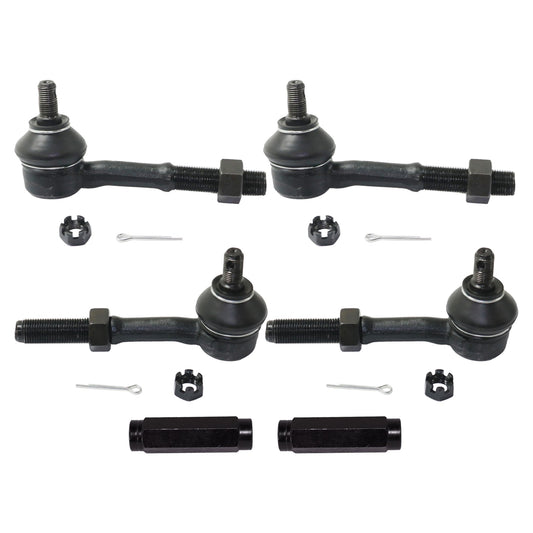 6-Piece Kit Front Suspension Kit, Includes (2) Tie Rod Adjusting Sleeve and (4) Tie Rod End