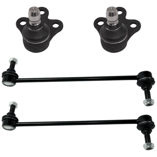4-Piece Kit Front Suspension Kit, Includes (2) Ball Joint and (2) Sway Bar Link