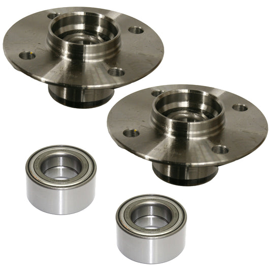 4-Piece Kit Front and Rear Suspension Kit, Includes (2) Wheel Hub and (2) Wheel Bearing