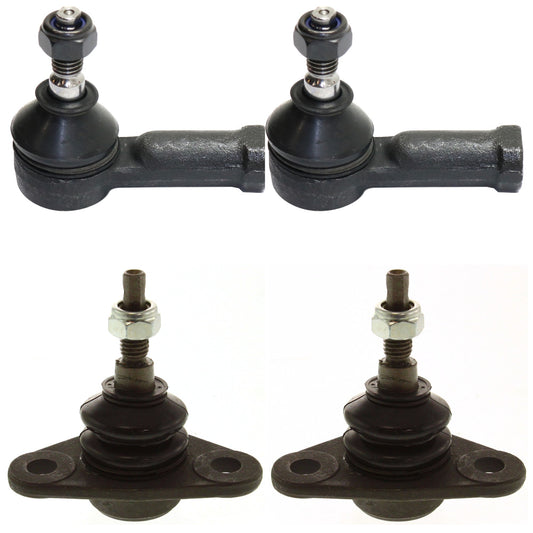 4-Piece Kit Front Suspension Kit Includes (2) Ball Joint and (2) Tie Rod End
