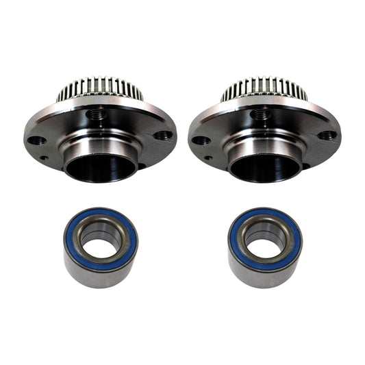 4-Piece Kit Front and Rear, Driver and Passenger Side Suspension Kit, Includes (2) Wheel Hub and (2) Wheel Bearing