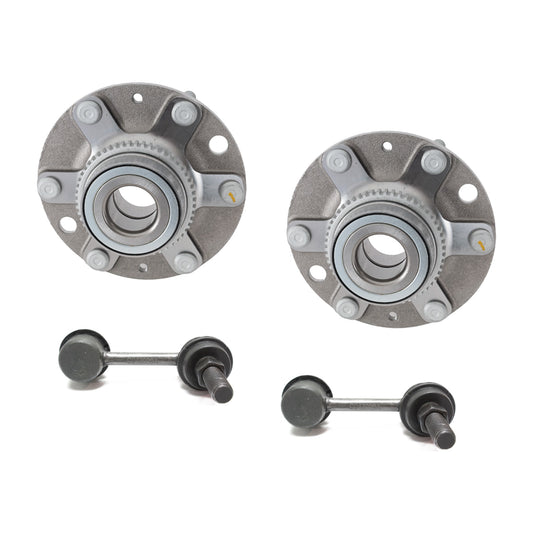 4-Piece Kit Rear Suspension Kit, Includes (2) Wheel Hub and (2) Sway Bar Link