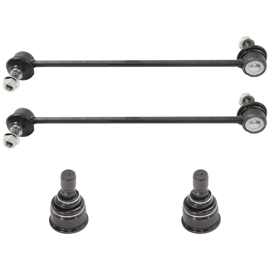 4-Piece Kit Front Suspension Kit, Includes (2) Ball Joint and (2) Sway Bar Link