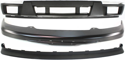 3-Piece Kit, Front, Lower Textured Bumper Cover, Non-Xtreme Models, For Models Without Sport Package, Includes (1) Bumper, (1) Bumper Cover, and (1) Valance