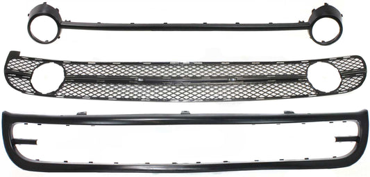 3-Piece Kit Front, Lower Valance, Spoiler, Primed, Includes (1) Valance, (1) Bumper Grille and (1) Bumper Trim