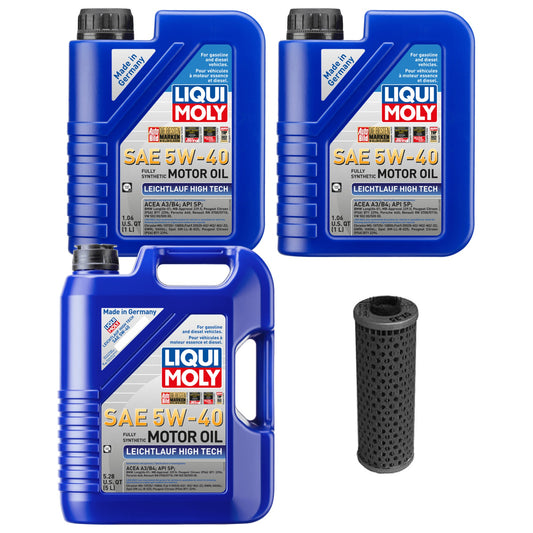 KIT-070224-218 Комплект из 4 синтетических моторных масел, оригинальный BMW, включает (3) моторного масла и (1) масляный фильтр