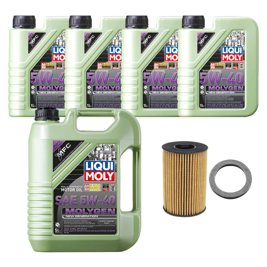 KIT-070224-225 Комплект из 7 предметов, полностью синтетическое моторное масло, оригинальный BMW, включает в себя (5) моторное масло, (1) масляный фильтр и (1) прокладку сливной пробки масла