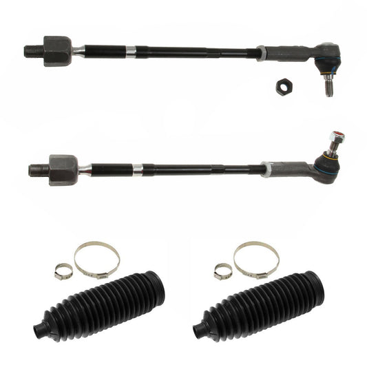 KIT-070224-345 Оригинальный комплект рулевой тяги Volkswagen из 4 предметов, включает в себя (2) пыльника рулевой рейки и (2) рулевые тяги в сборе