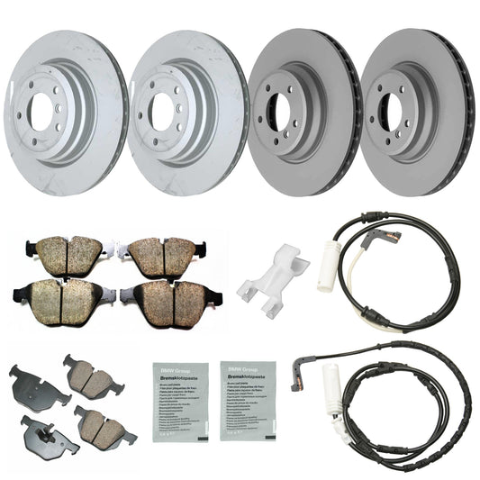 KIT-070224-480 Front and Rear Brake Disc and Pad Kit, Front-348 mm/Rear-336 mm AWD