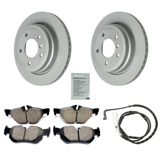 KIT-070224-502 2-Wheel Set Rear Brake Disc and Pad Kit, 300 mm, Includes (1) Brake Pad Set, (1) Brake Anti Squeal Paste, (1) Brake Pad Sensor and (2) Brake Disc