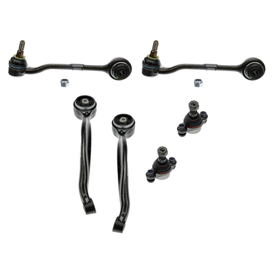 KIT-070224-620 6-Piece Kit Front, Driver and Passenger Side, Lower, Frontward and Rearward Control Arm, Includes (2) Ball Joint and (4) Control Arm