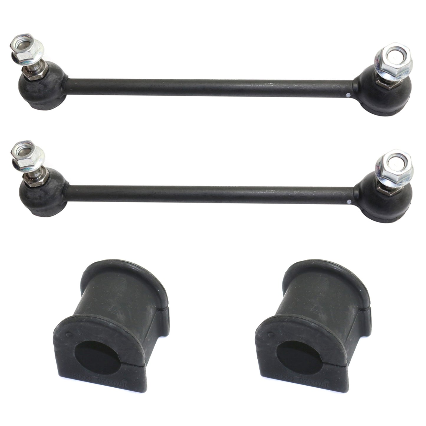 4-Piece Kit Front Suspension Kit, Includes (2) Sway Bar Bushing and (2) Sway Bar Link