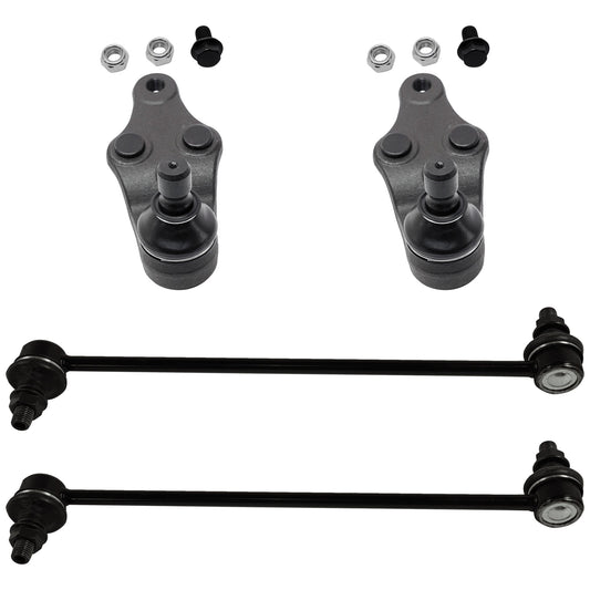 4-Piece Kit Front Suspension Kit, Includes (2) Ball Joint and (2) Sway Bar Link